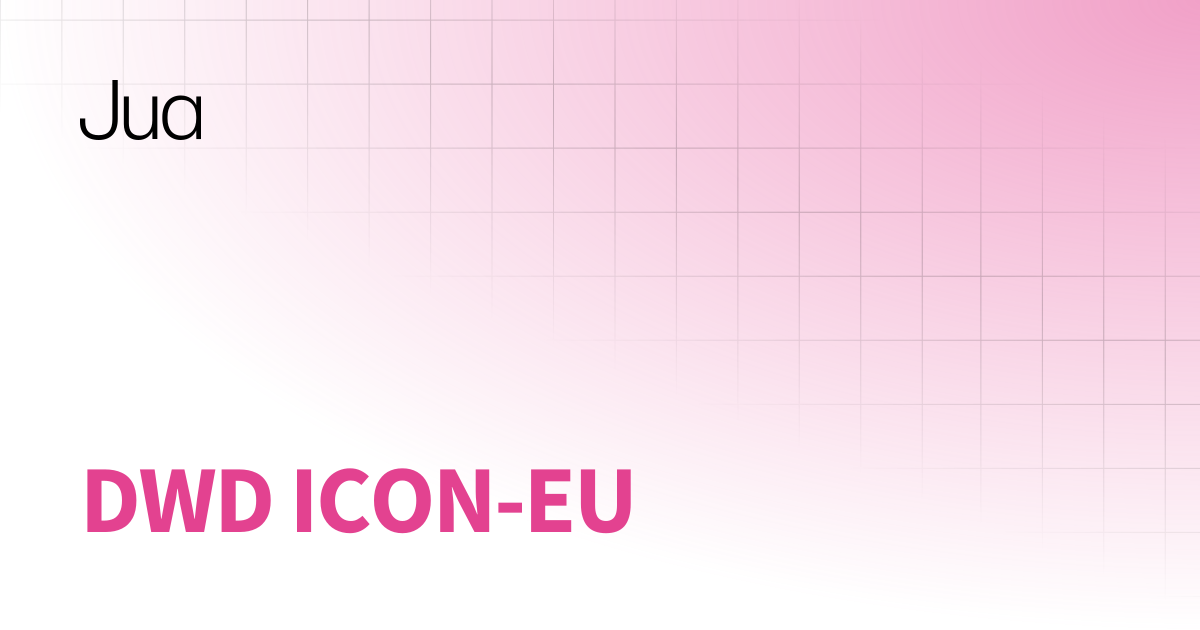 DWD ICON-EU | Jua documentation